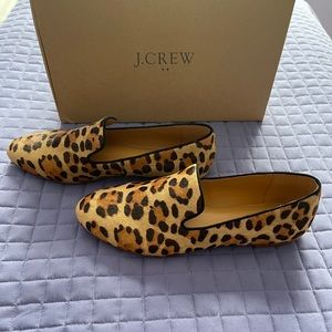 Crew Calf Hair Loafers